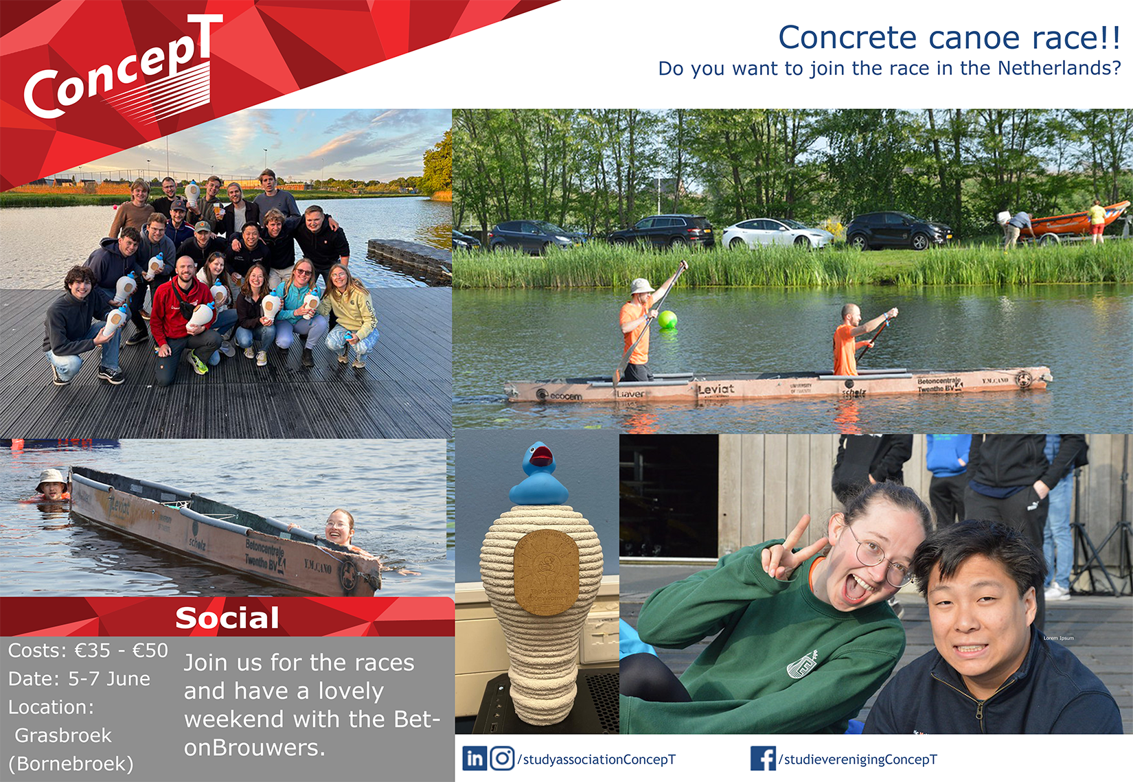 Concrete Canoe Race NL